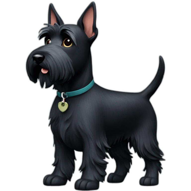 scottish-terrier-dog-walking emoji