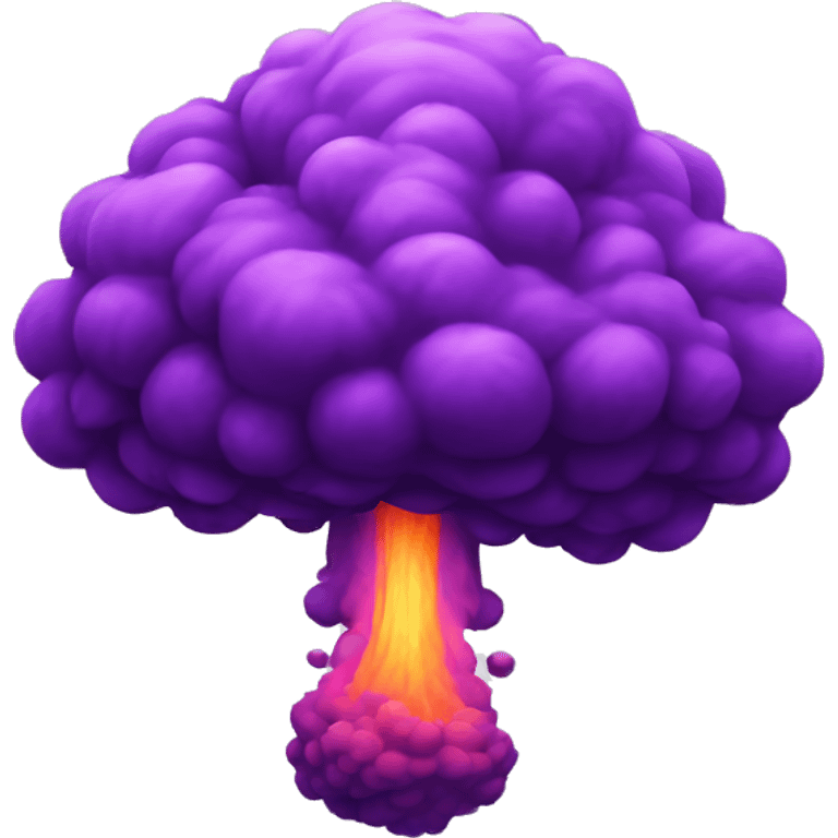 purple nuclear explosion emoji