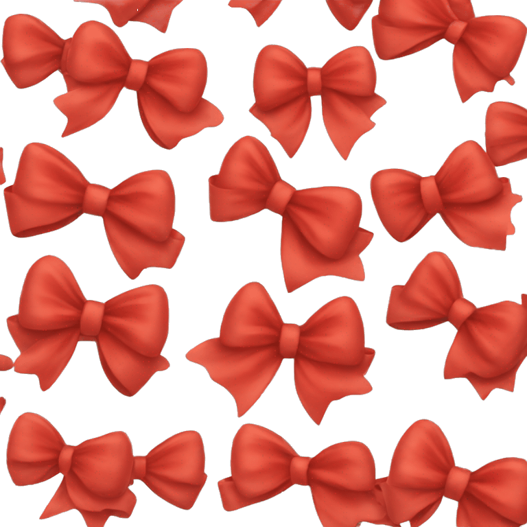 red cute bow emoji