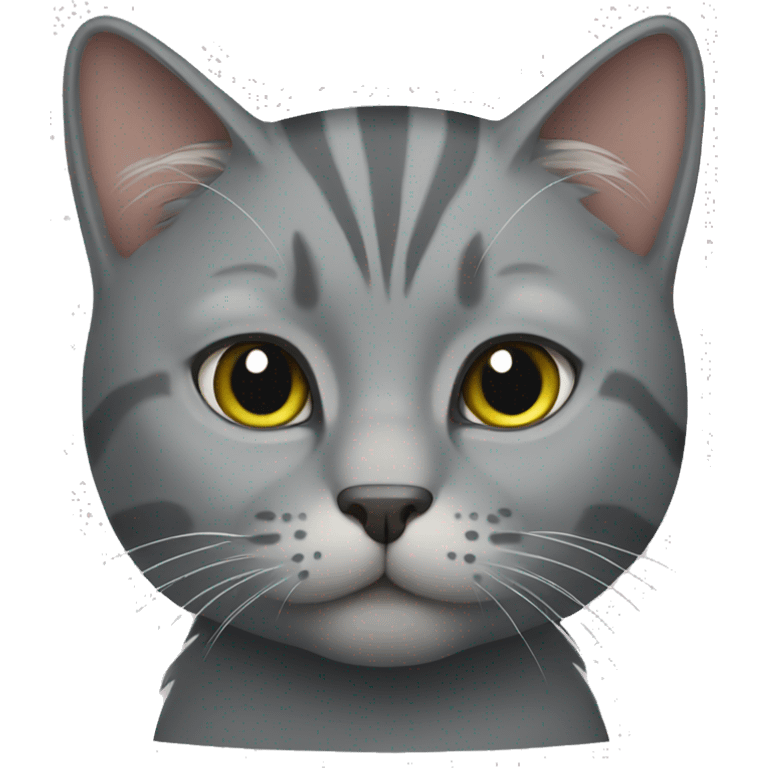 Gray cat  emoji