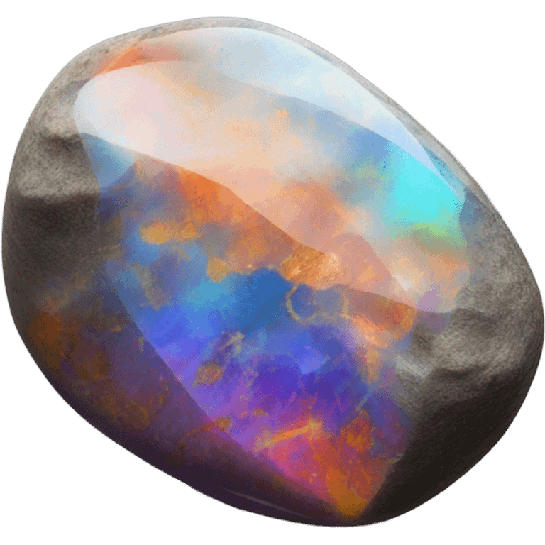 opal rock gem emoji