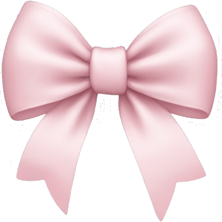 Light pink bow emoji