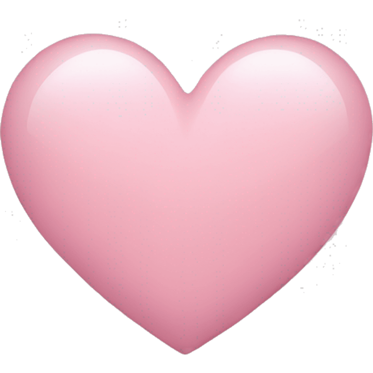 Heart light pink emoji