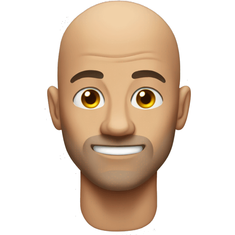 Muscle bald guy emoji