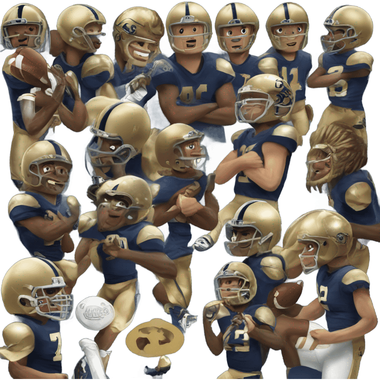 Georgia football notre dame football emoji