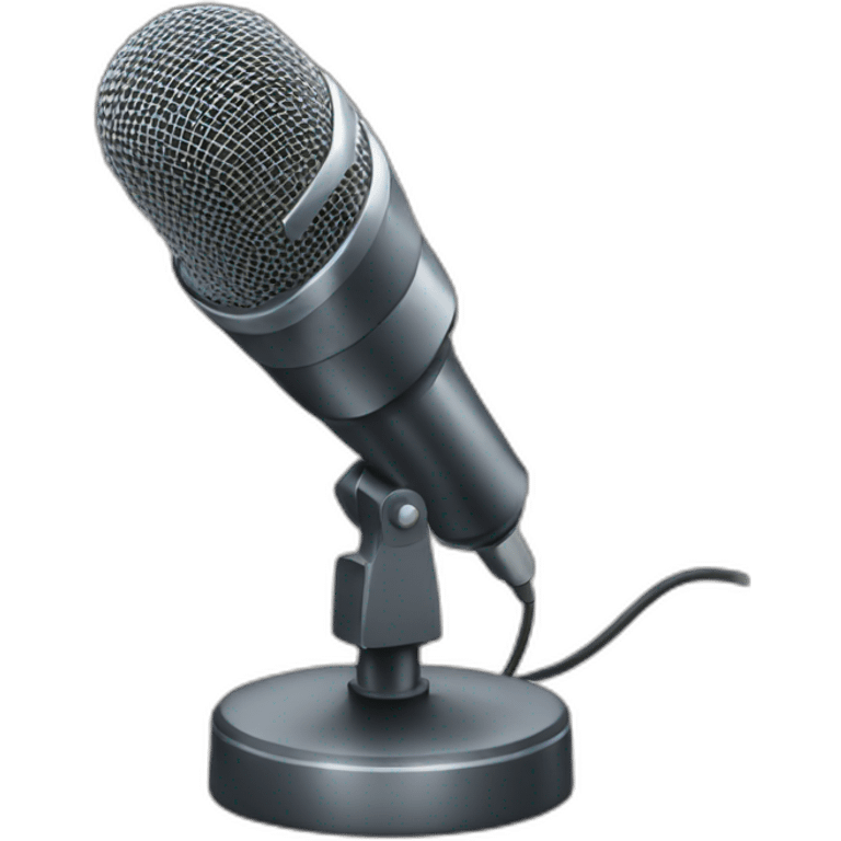 Microphone emoji