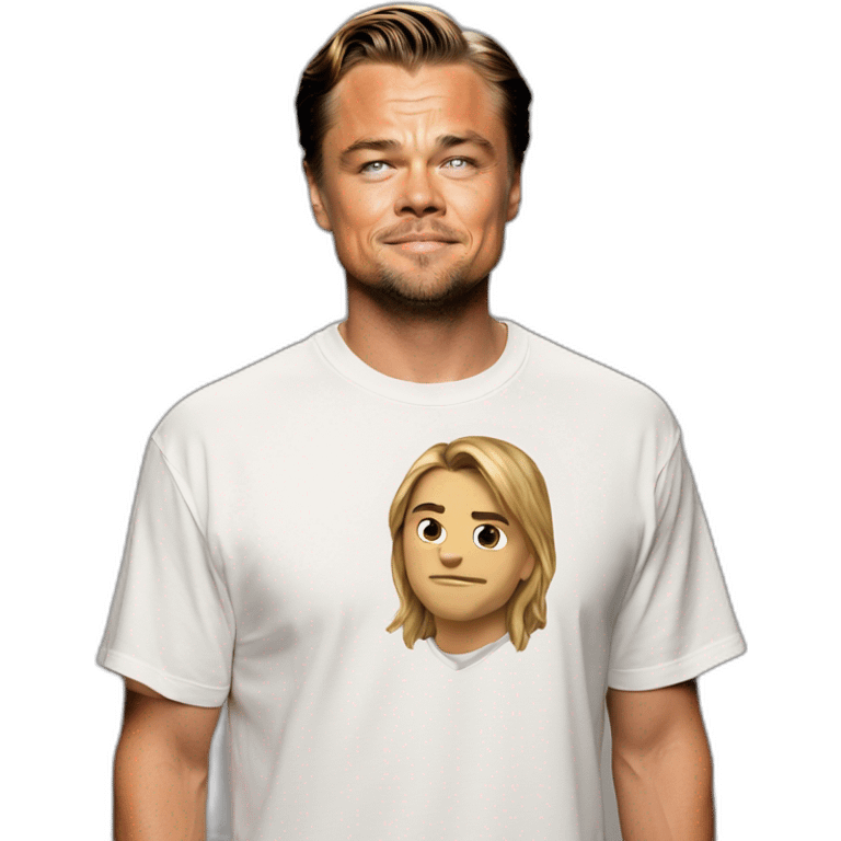 Leonardo DiCaprio in shirt emoji