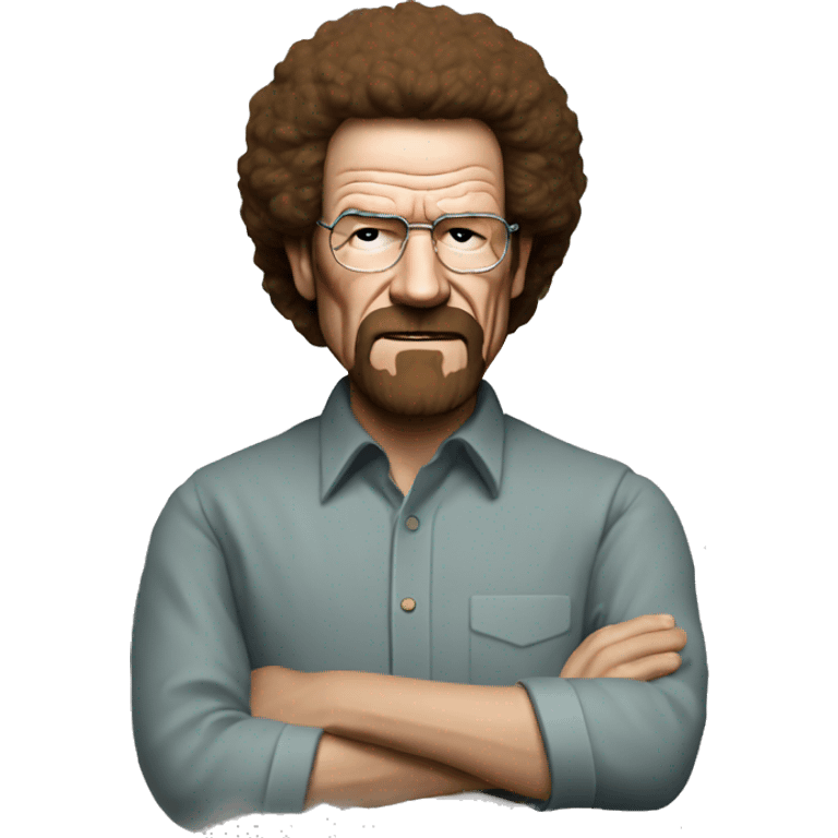 walter white as bob ross emoji