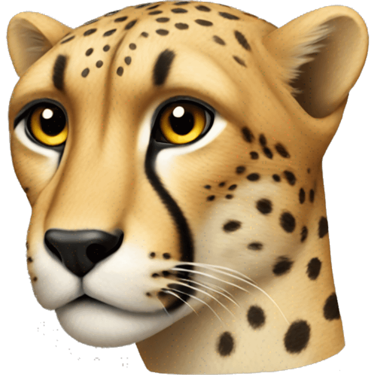 Cheetah side view emoji