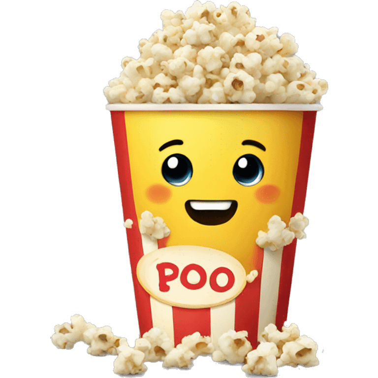 Popcorn in a cup emoji