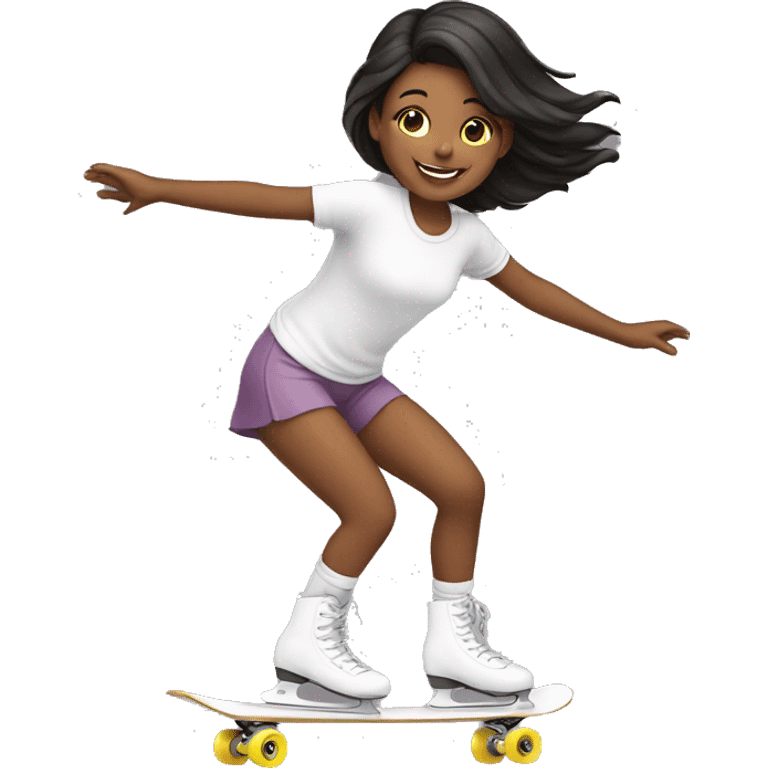 girl ixe skating emoji