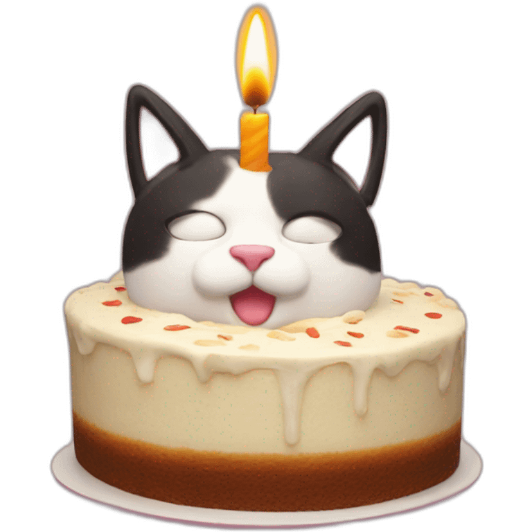 cat-cake-candle emoji