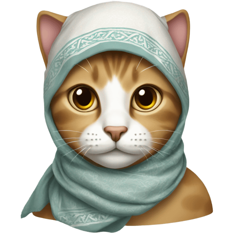 Cat Muslim  emoji