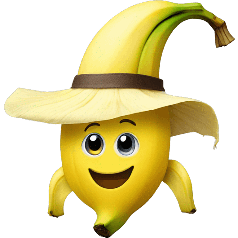 Banana with hat  emoji