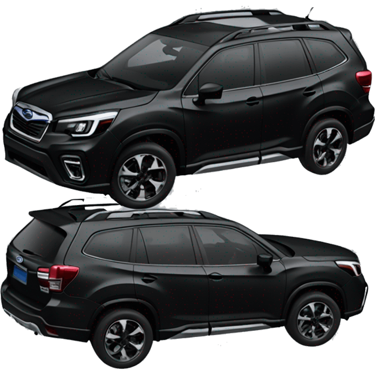 2022 black Subaru forester sport emoji