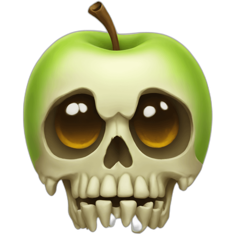 apple-skull emoji