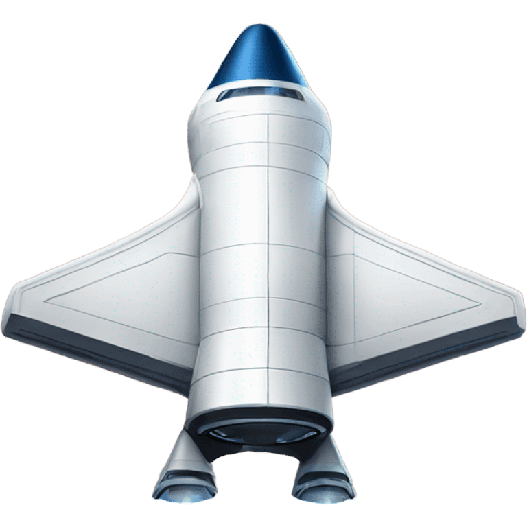 Space X Starship flying emoji