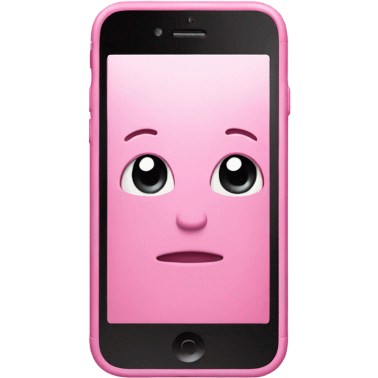 Pink iPhone  emoji