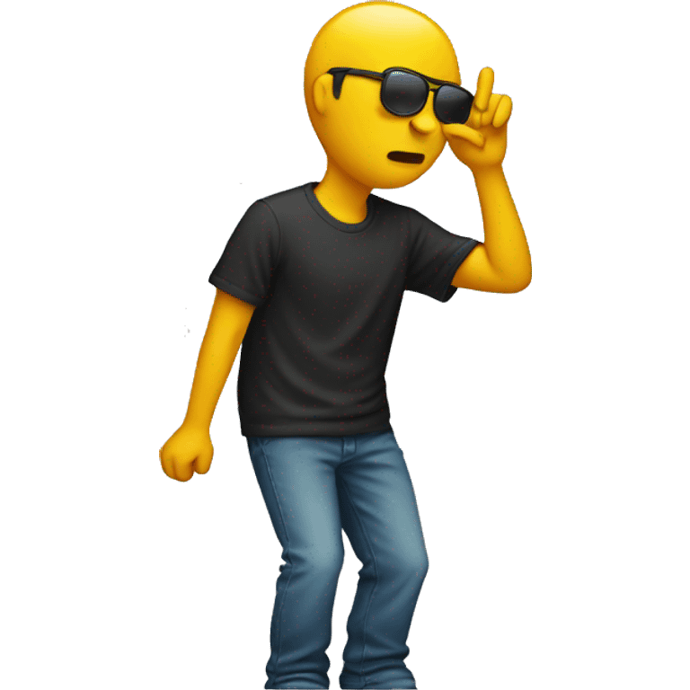 person dabbing emoji