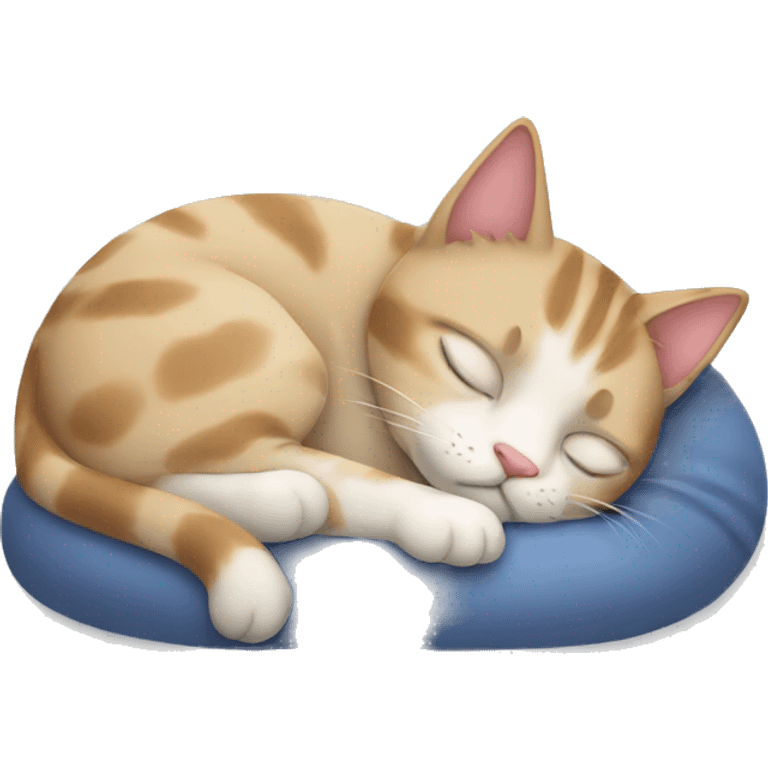 Sleeping cat emoji