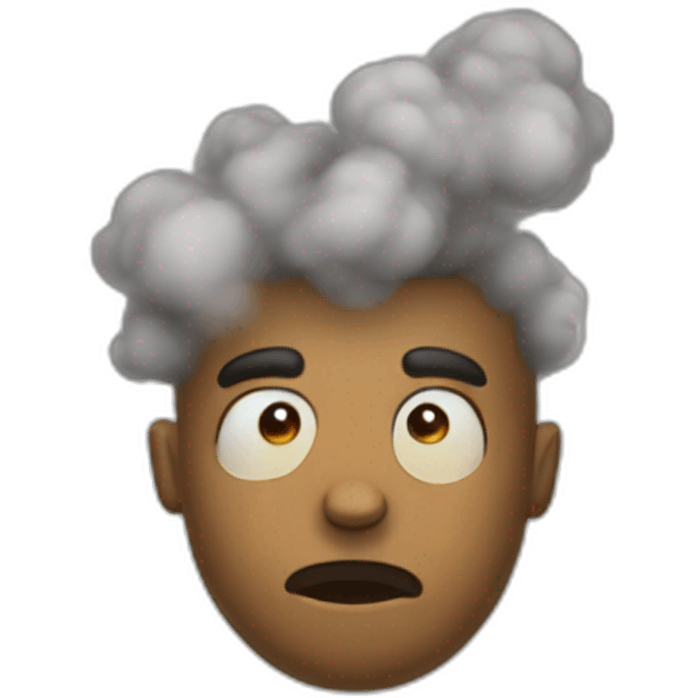 Echar humo emoji