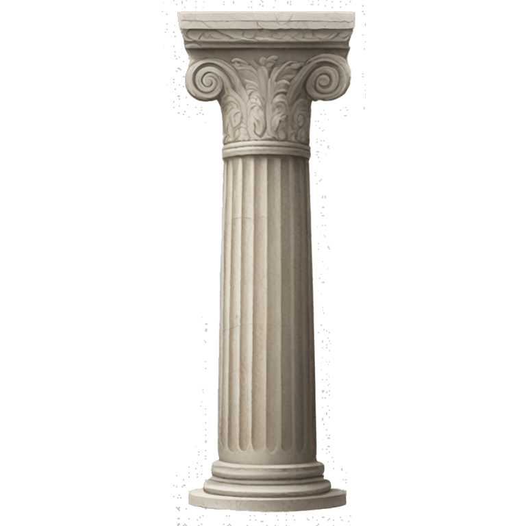 ancient greek column detailed emoji