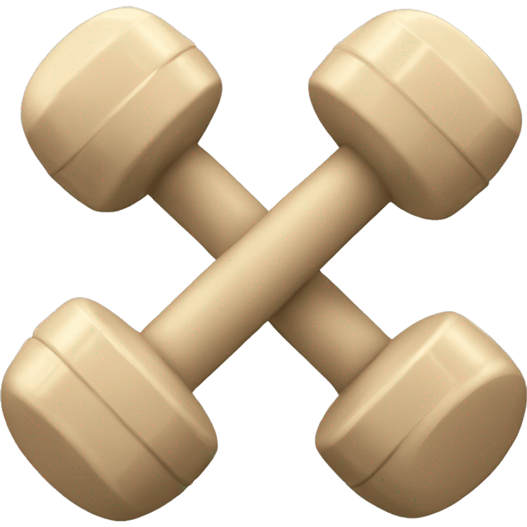 Beige weights emoji