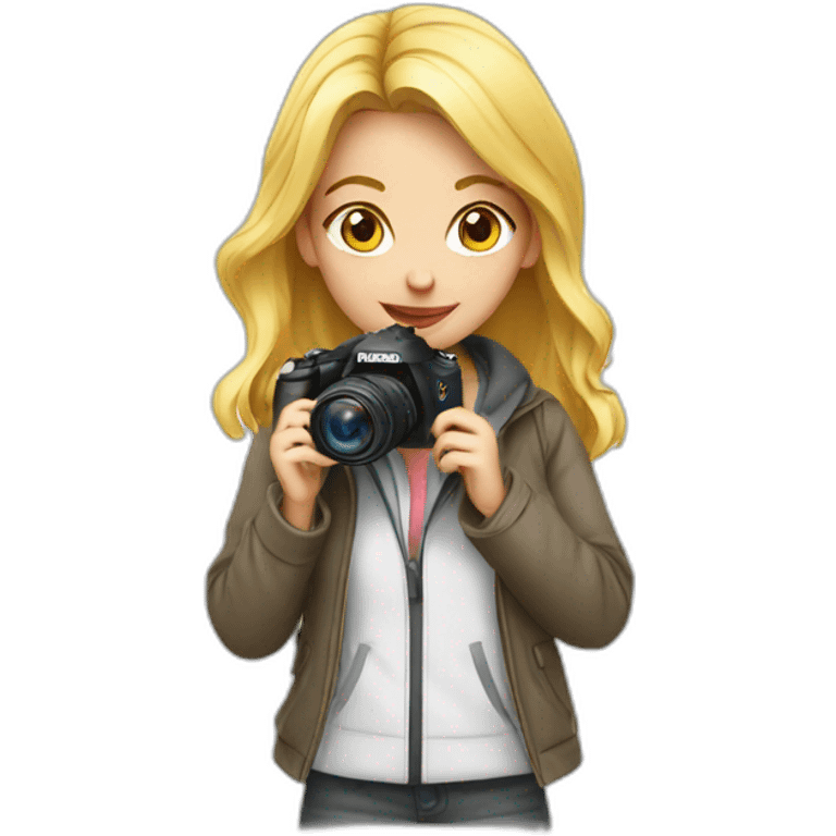 girl Photographer emoji