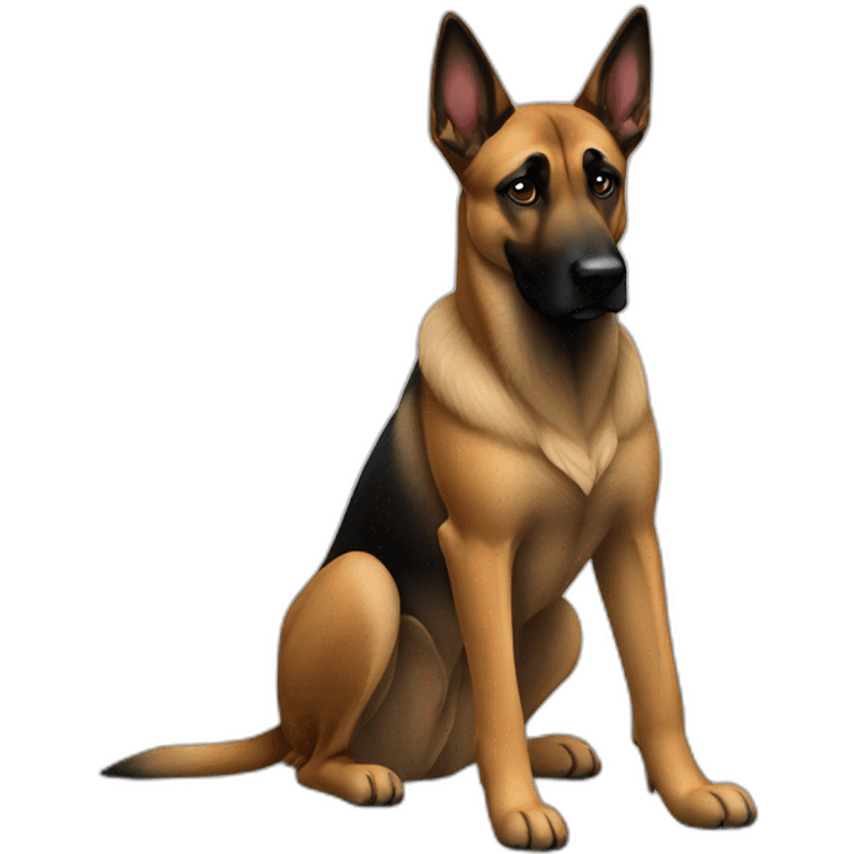 Malinois croisé berger allemand emoji