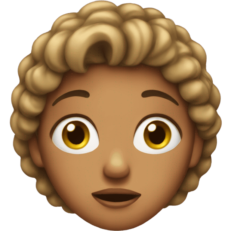 Nervous woman emoji