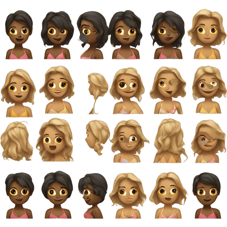 Women in bikini  emoji