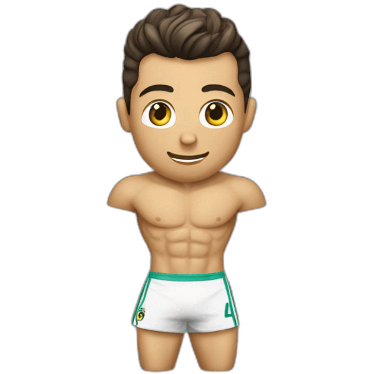 Cristiano Ronaldo porte le maillot de l,ageria, emoji