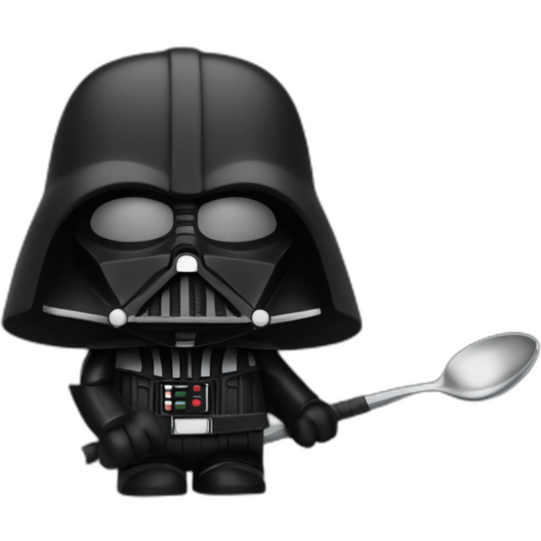 Death Vader spoon man emoji