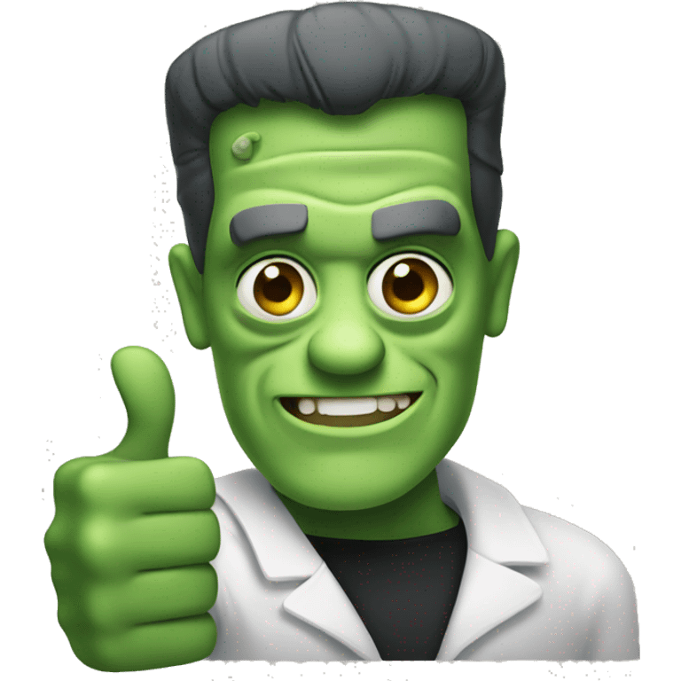 Frankenstein thumbs up emoji