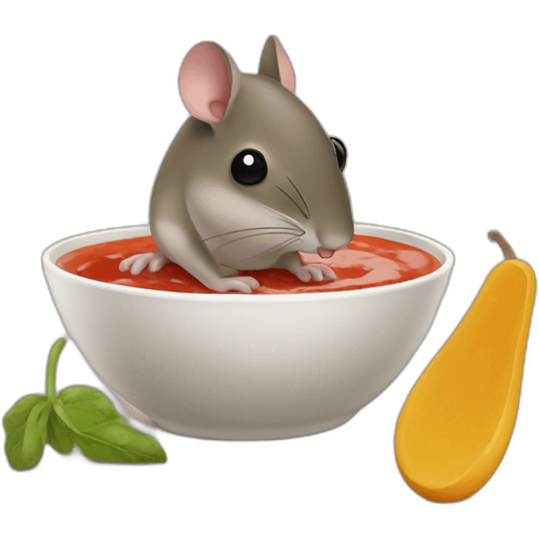 souris sur sauciise emoji