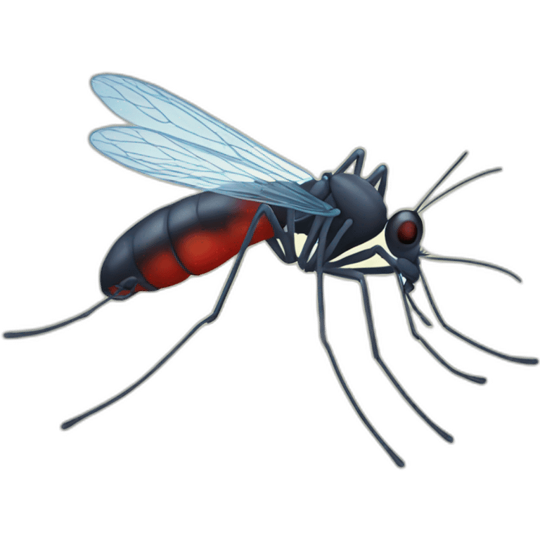 Malaria mosquito emoji