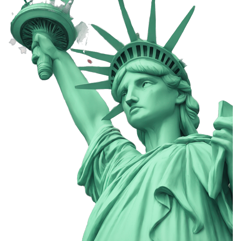 the statue of liberty anti riot emoji