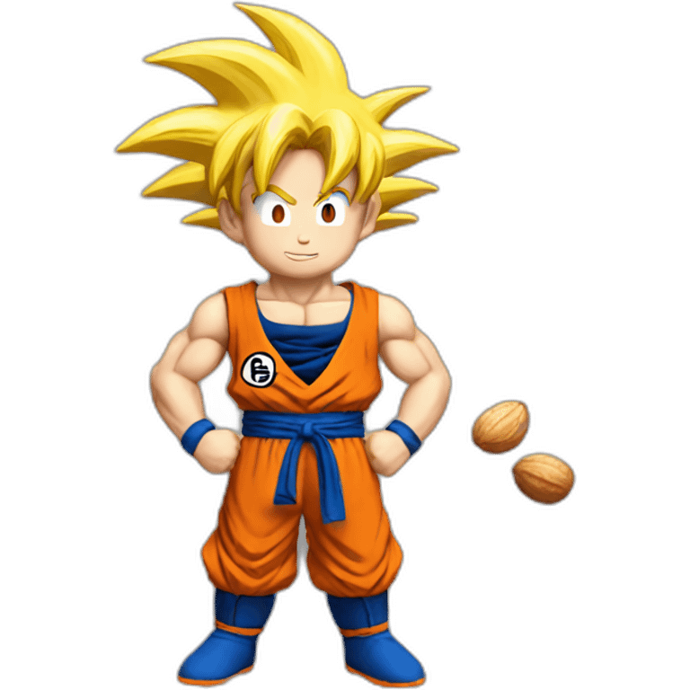 goku holding nuts emoji