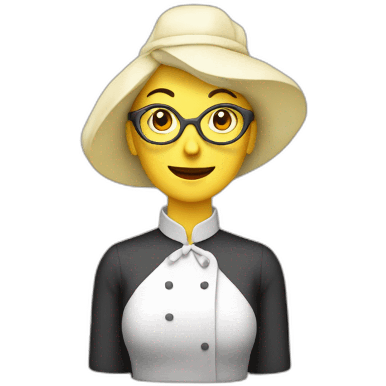 Frau auf butter emoji