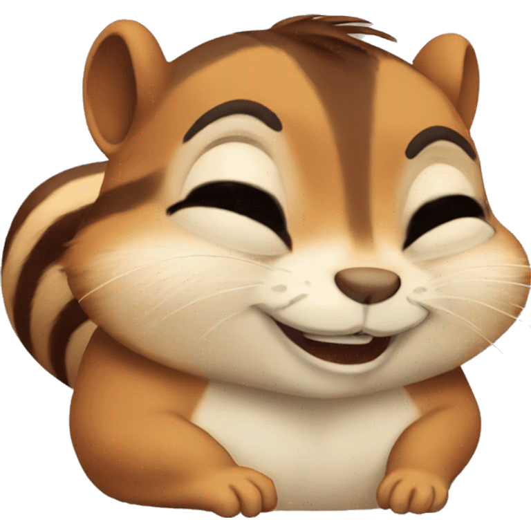 Sleepy chipmunk  emoji