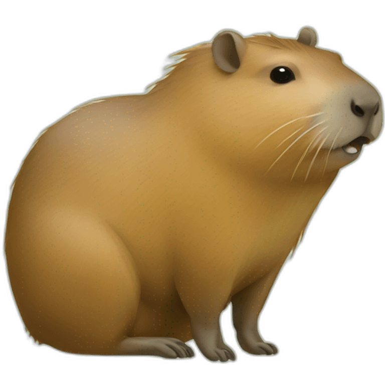 capybara mange bambou emoji