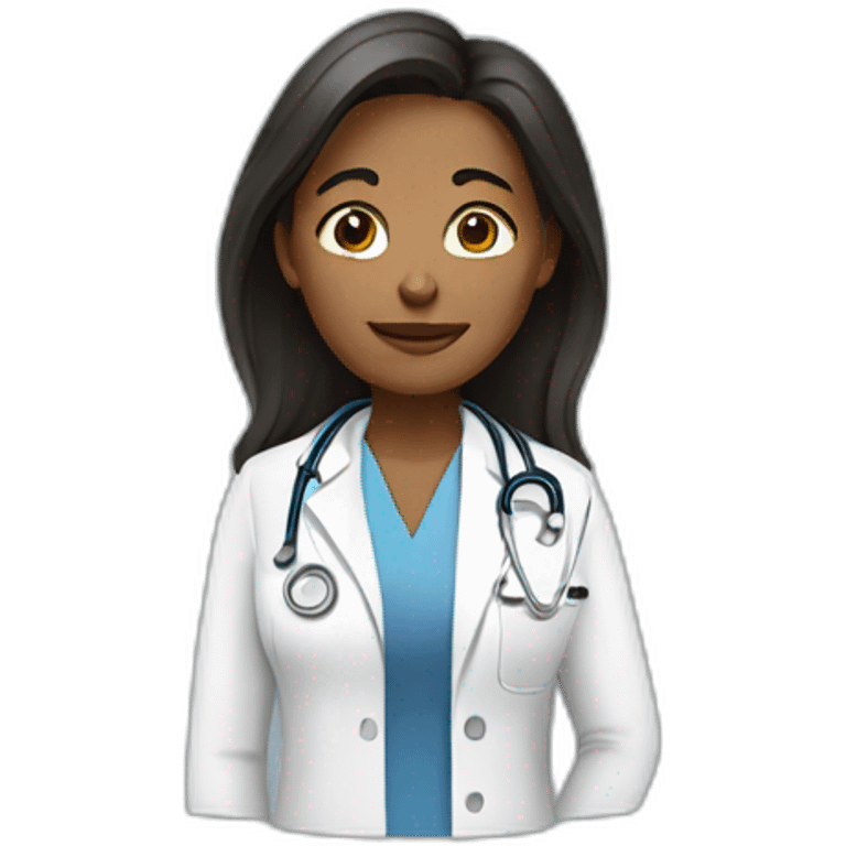 woman doctor emoji