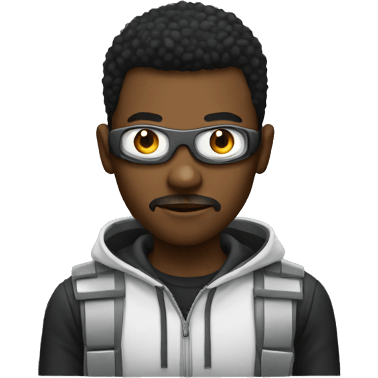 Black Hacker emoji