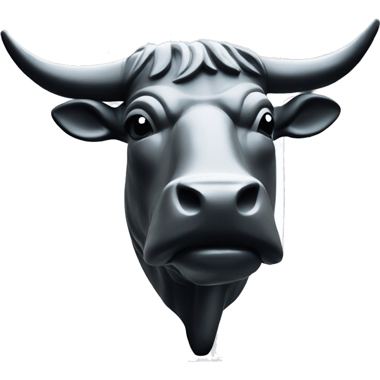 NYC Wall Street Bull statue emoji