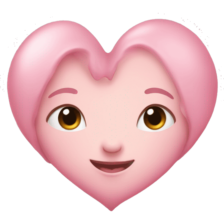 a baby pink heart emoji