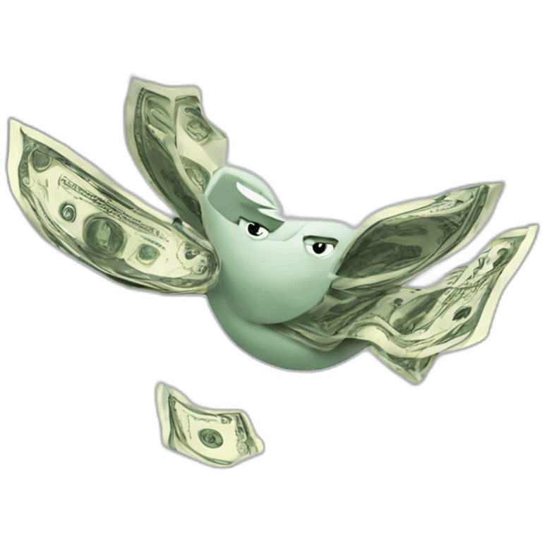 Money that is flying emoji