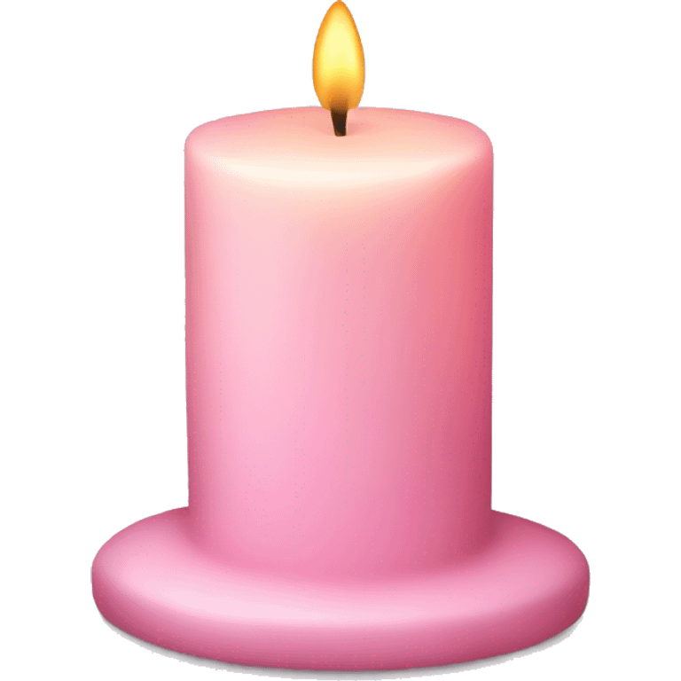 light pink candle emoji