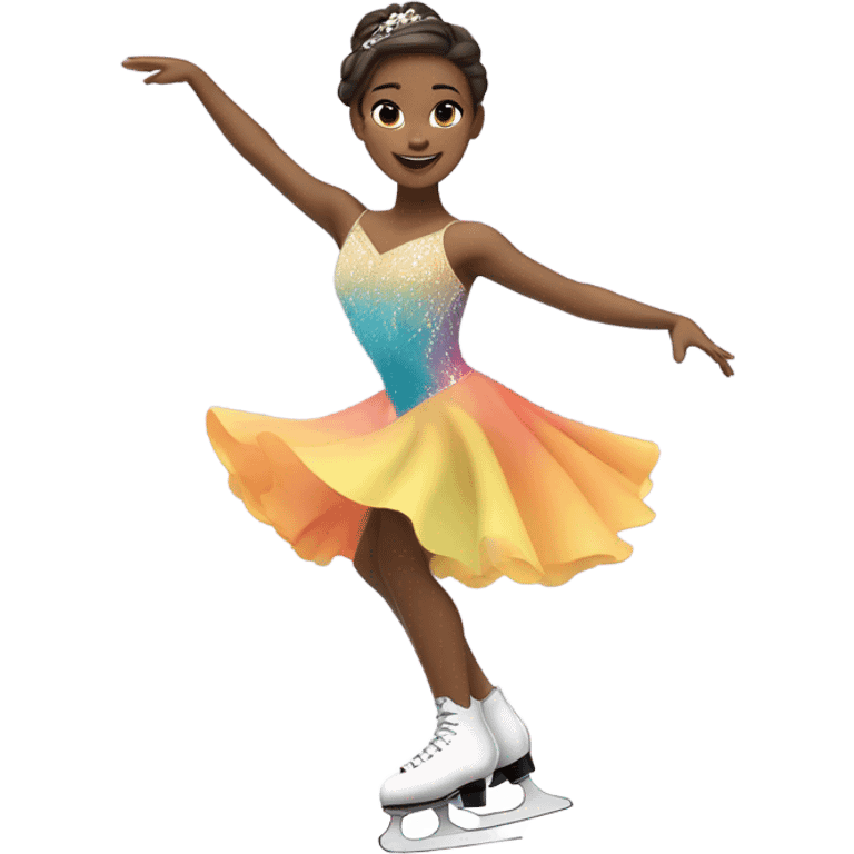 girl figure skating emoji