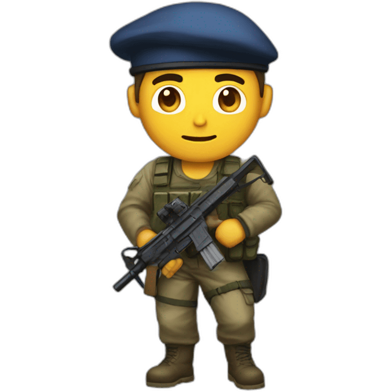 Counter Strike frenchman with beret emoji