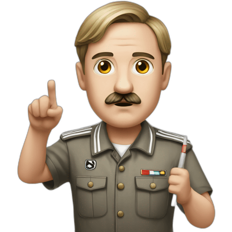 Hitler qui joue au badminton emoji